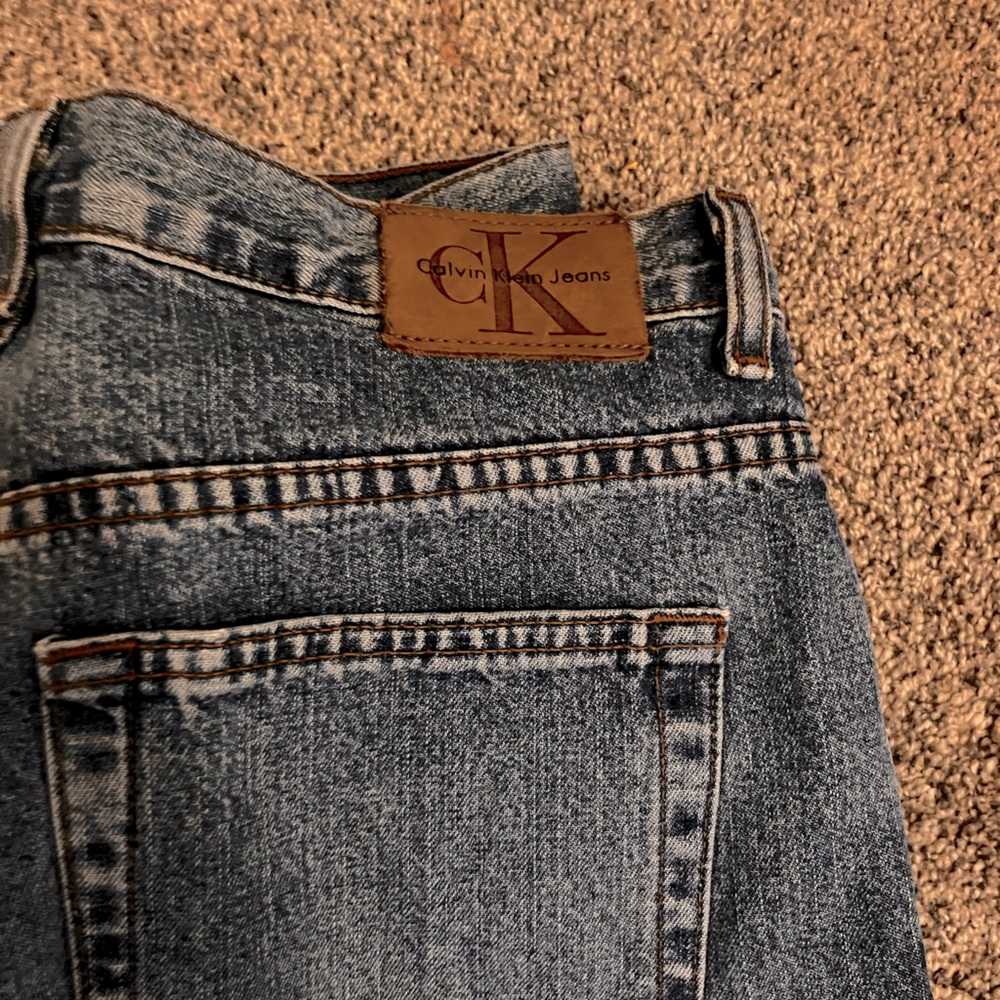 authentic Calvin Klein jeans with 30 inch inseam